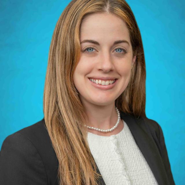 girl in a blue shirt