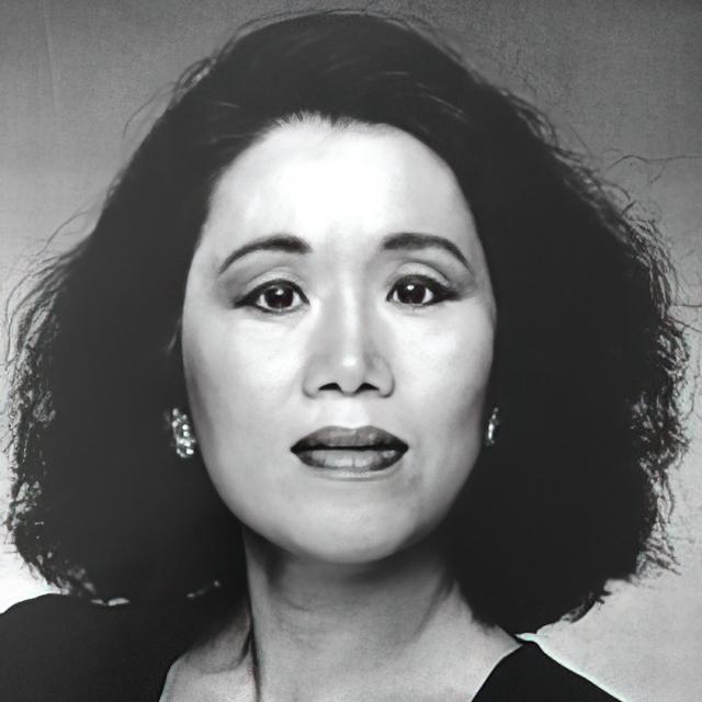 A black and white head shot of Xiu-ru Liu.