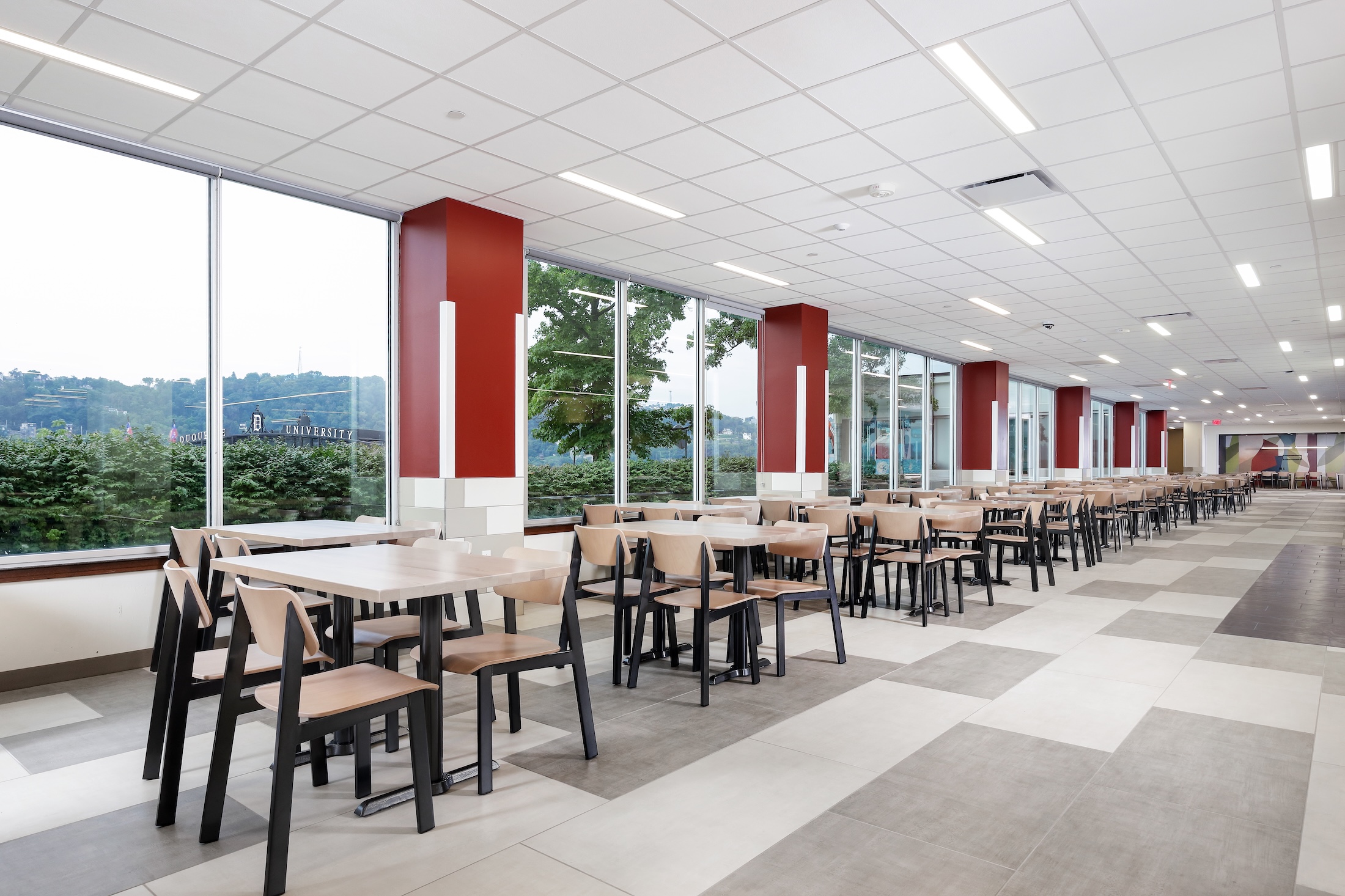 Hogan reno dining new floors by windows