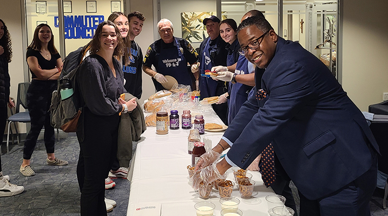 PB&J Wednesdays on campus.