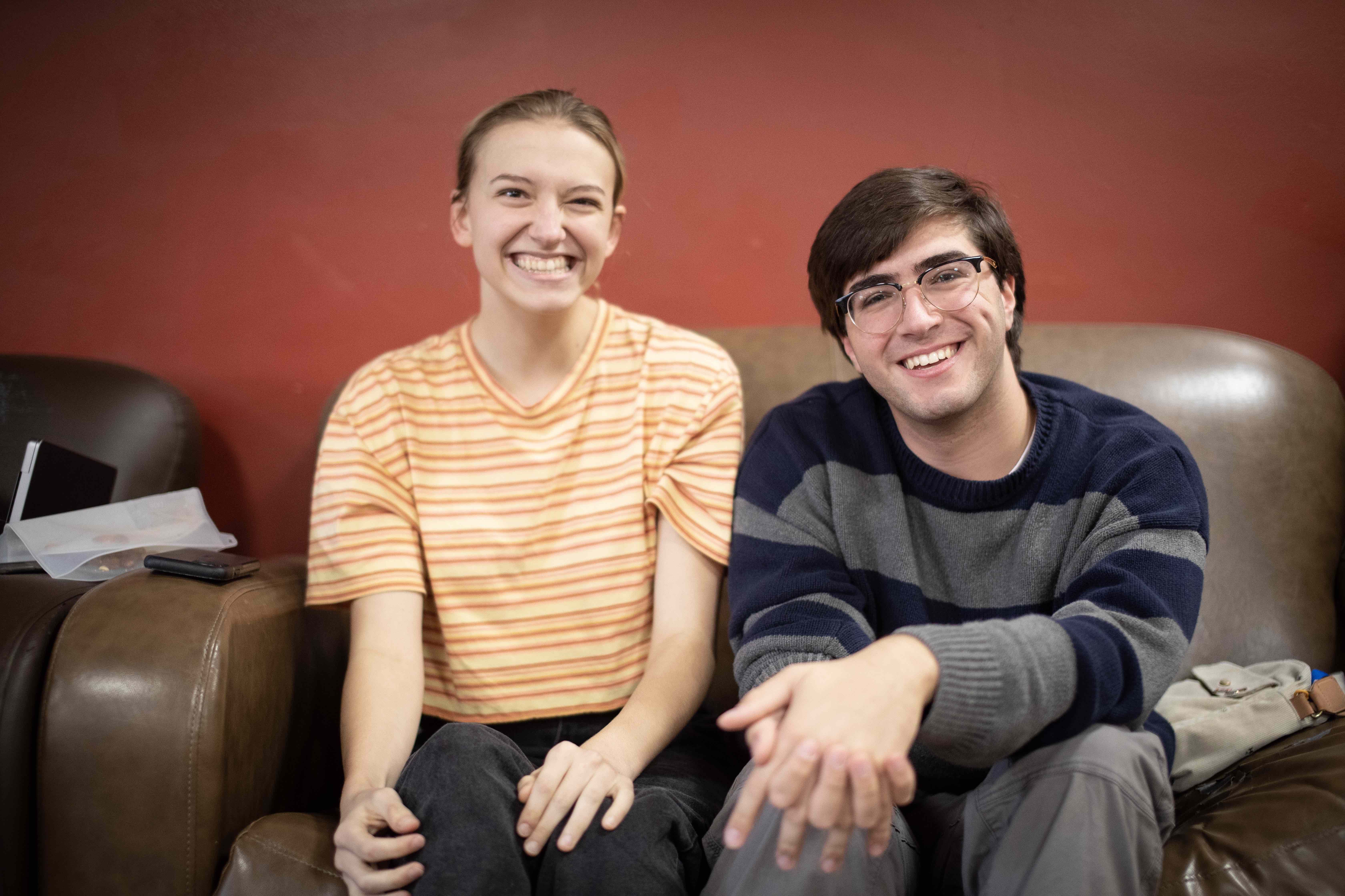 Smiling students