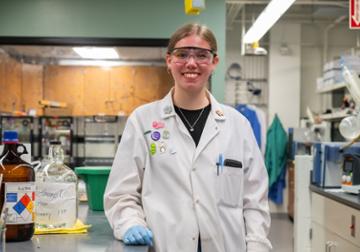 Abbigail Black in lab