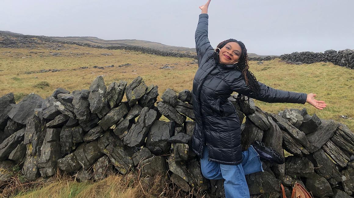 Liberal Arts student Kelly Leach visiting Ireland