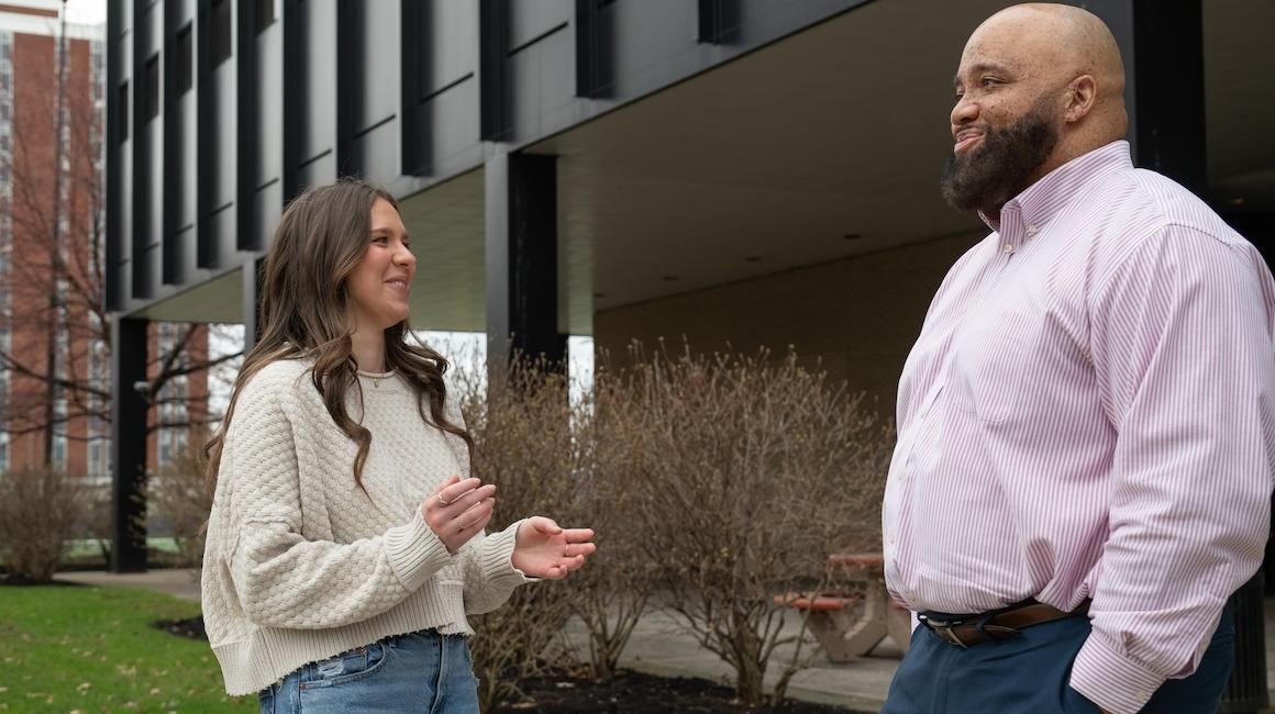 Teresa Englehardt talks with Phillip Palmer