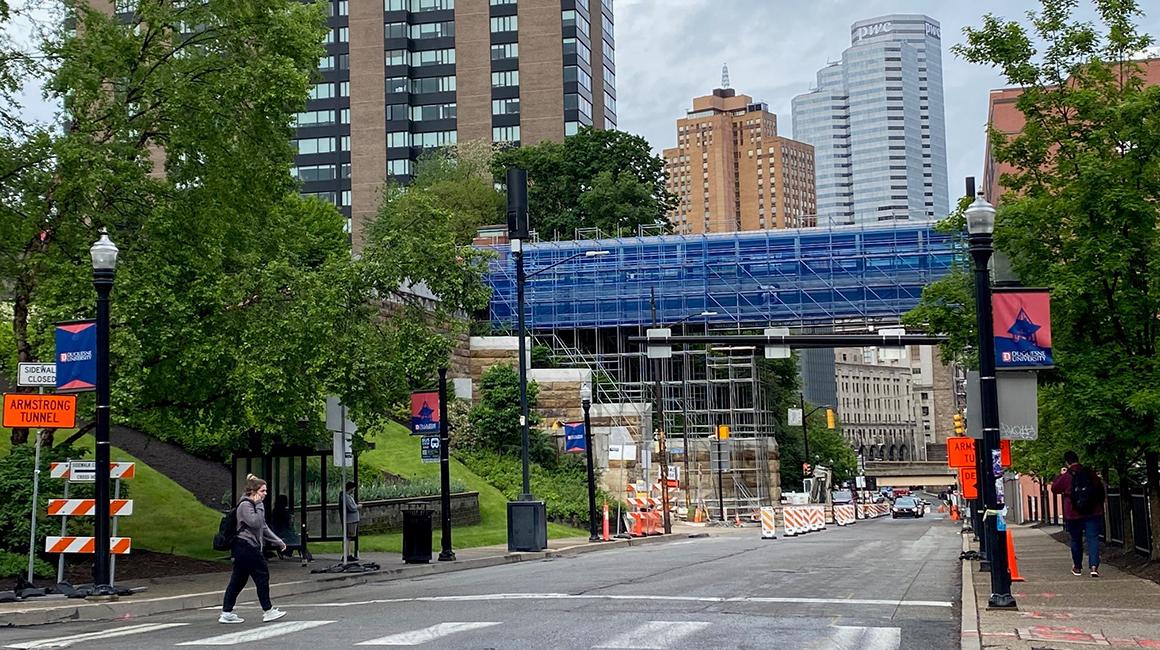 Fisher Skywalk Construction