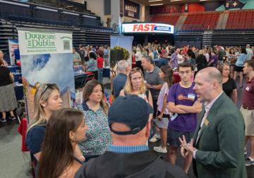 Students and families at FAST