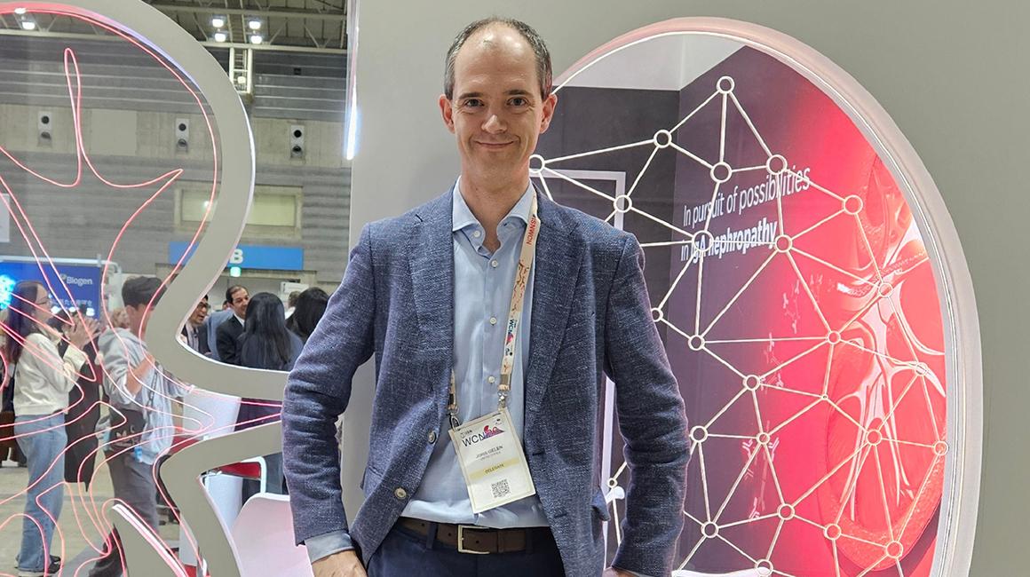Dr. Joris Gielen faces the camera and poses for a photograph