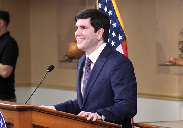 David Dausey at Lectern