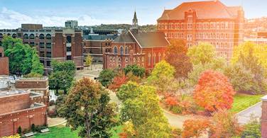 Duquesne campus during the Fall season