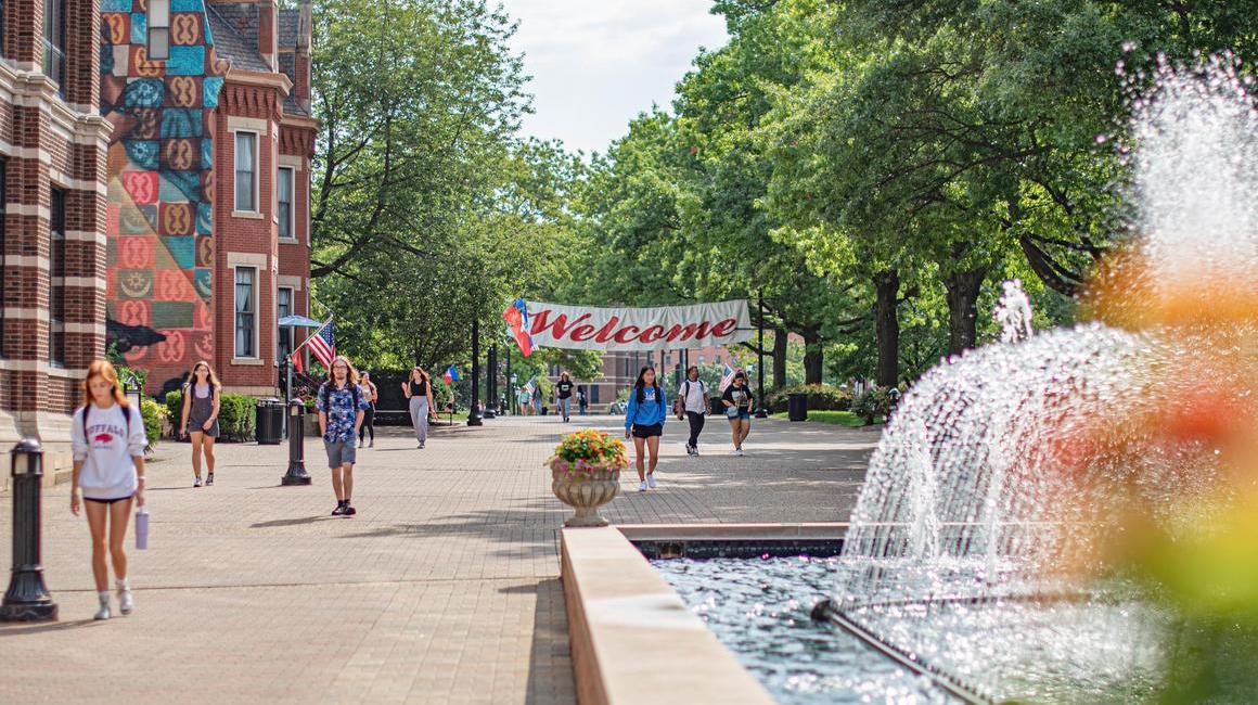 Academic Walk Fountain