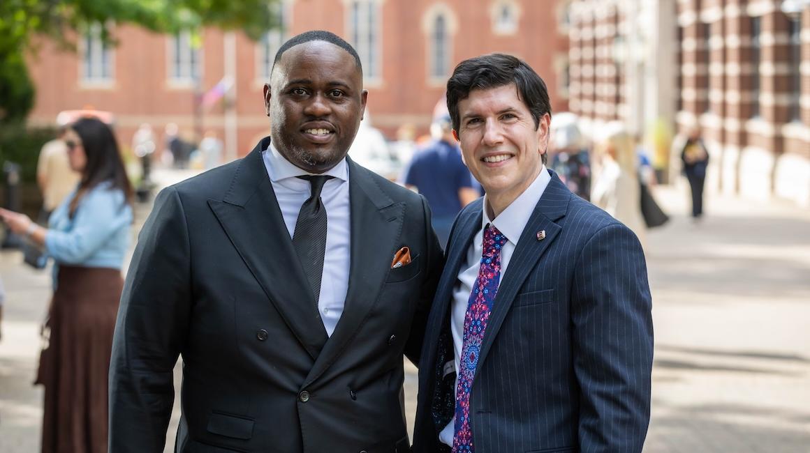 Runion with President Dausey