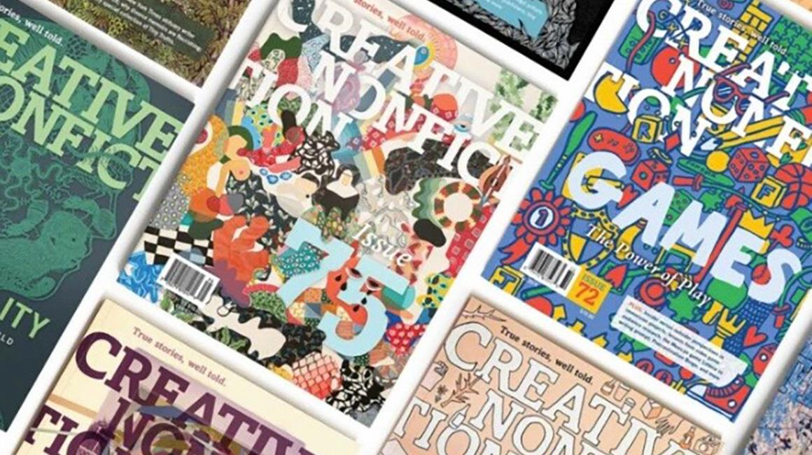 Collage of various Creative Nonfiction covers