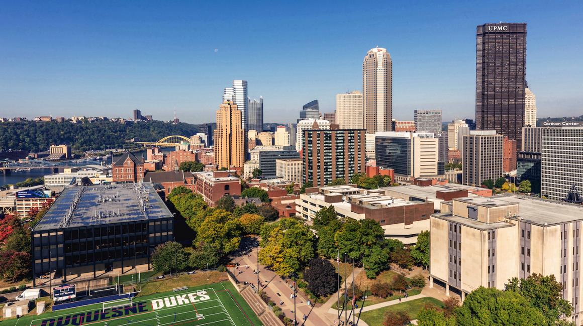 Duquesne skyline from Towers