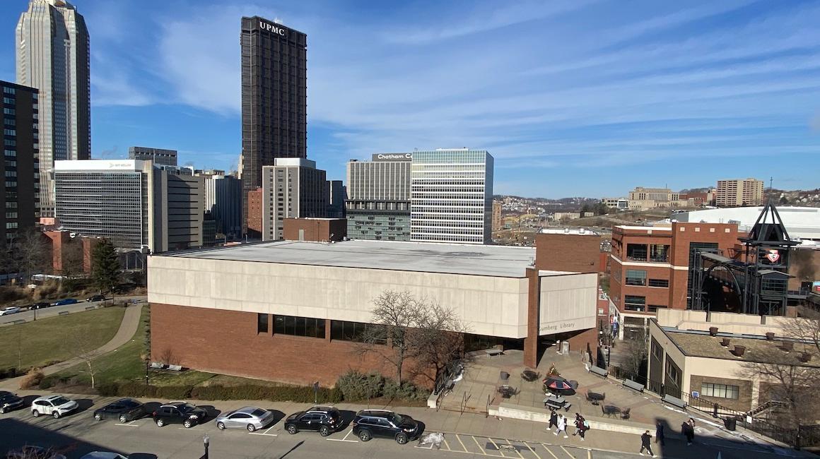 Gumberg Library exterior