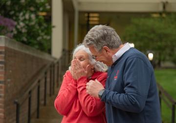 Laura and Ken Gormley at Union naming event