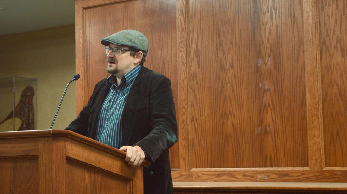 image of people at a lecture event