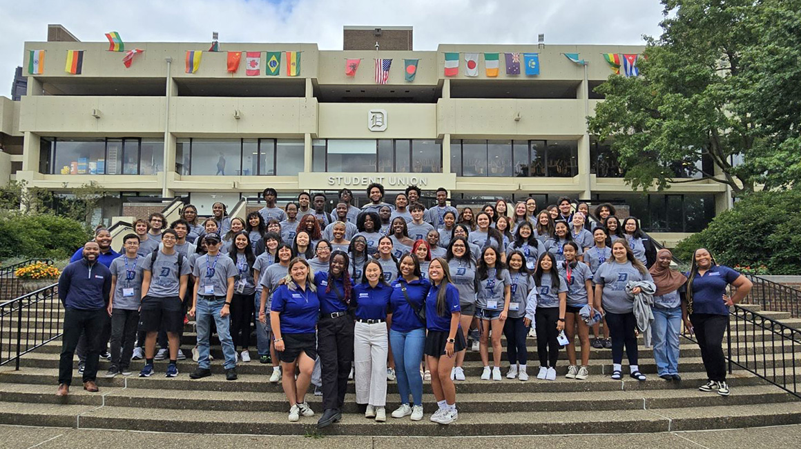 Staff and students from The Center at Pre-Orientation 2024