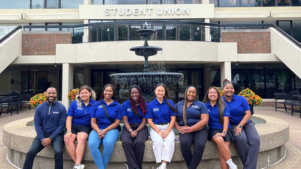 Pre-Orientation 2024 group photo with The Center staff and student leaders