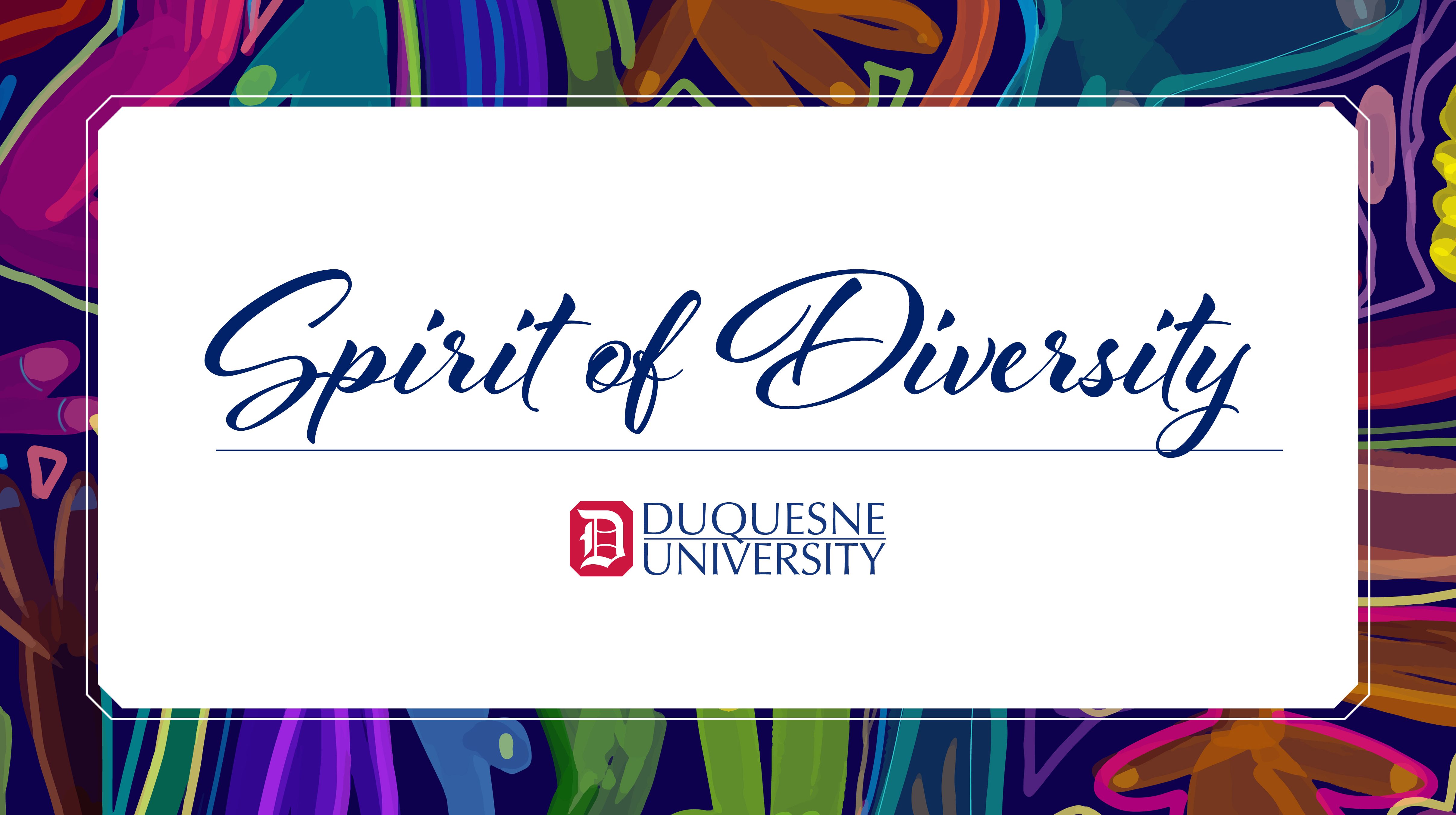 Spirit of Diversity at Duquesne University header graphic