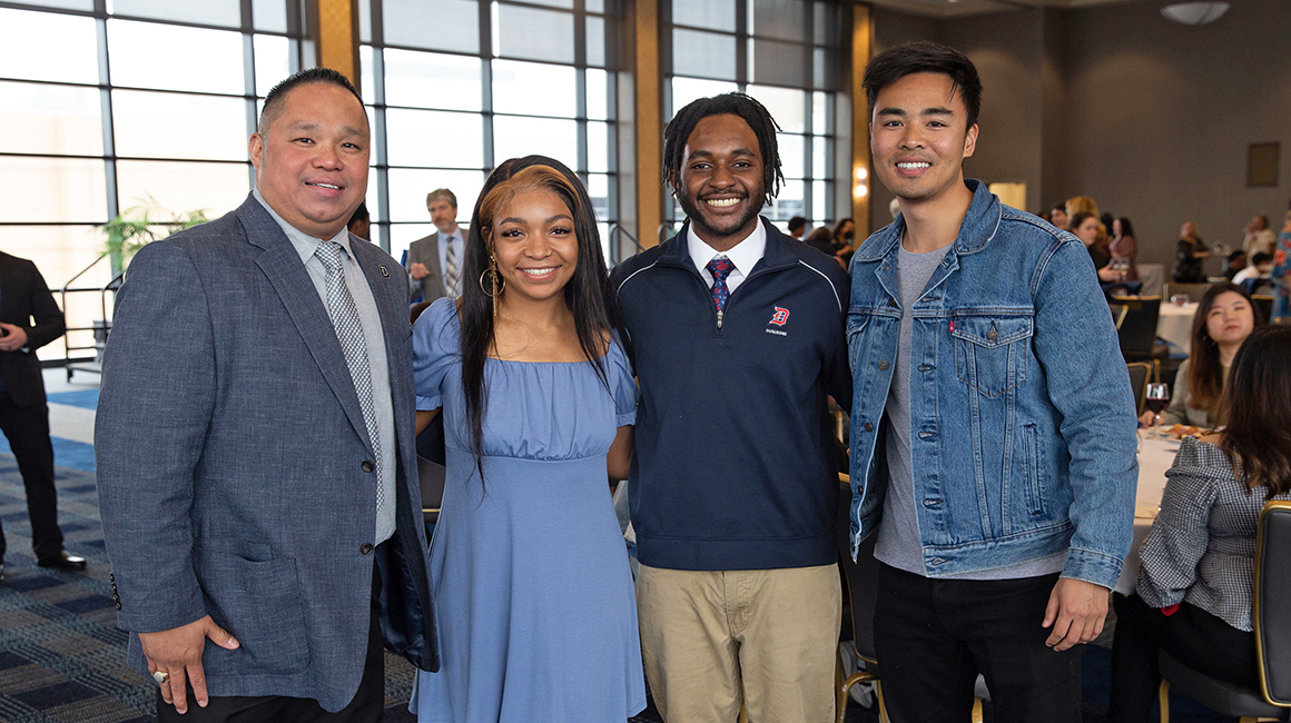 DU students and faculty at the 2022 Spirit of Diversity event