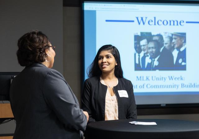 Duquesne community members at the 2025 MLK Unity Week Career Development event.