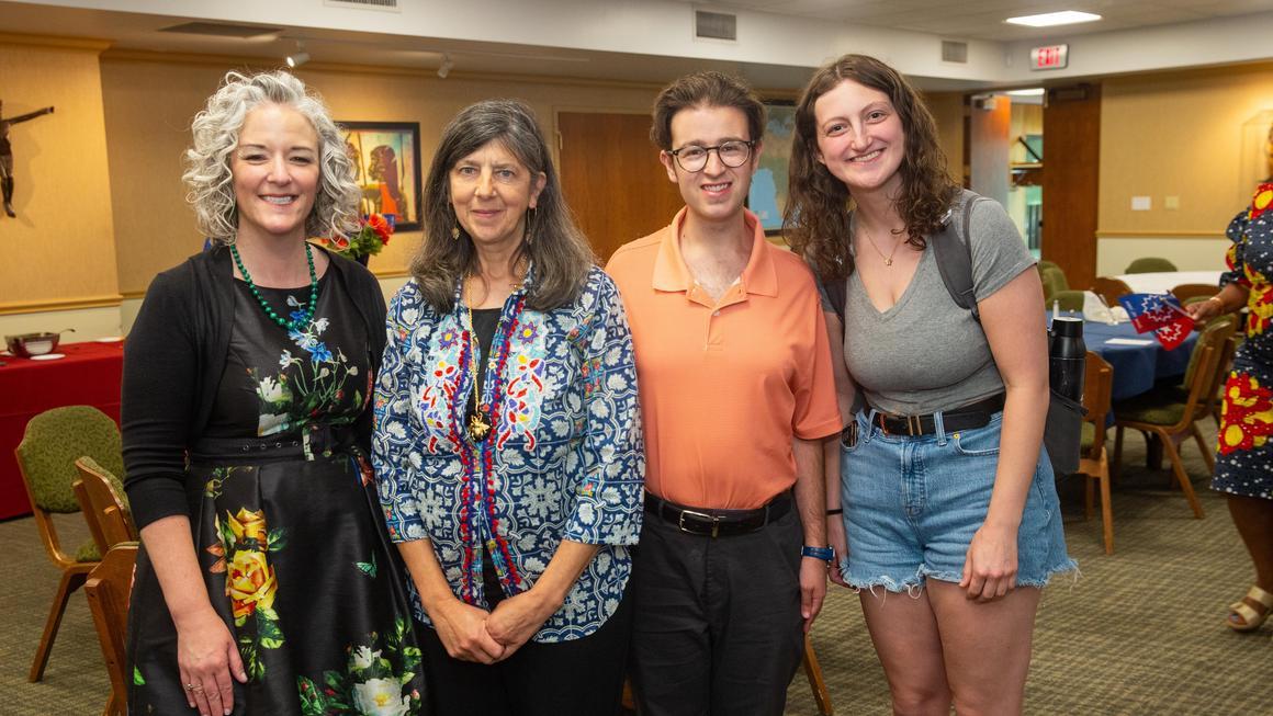 Dr. Leanna Fenneberg and friends at Juneteenth 2025.