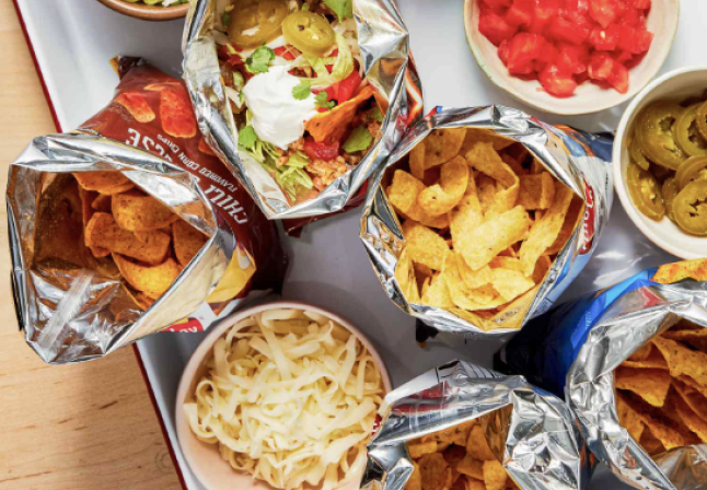 Walking taco tray
