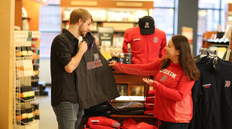 Bookstore students shopping