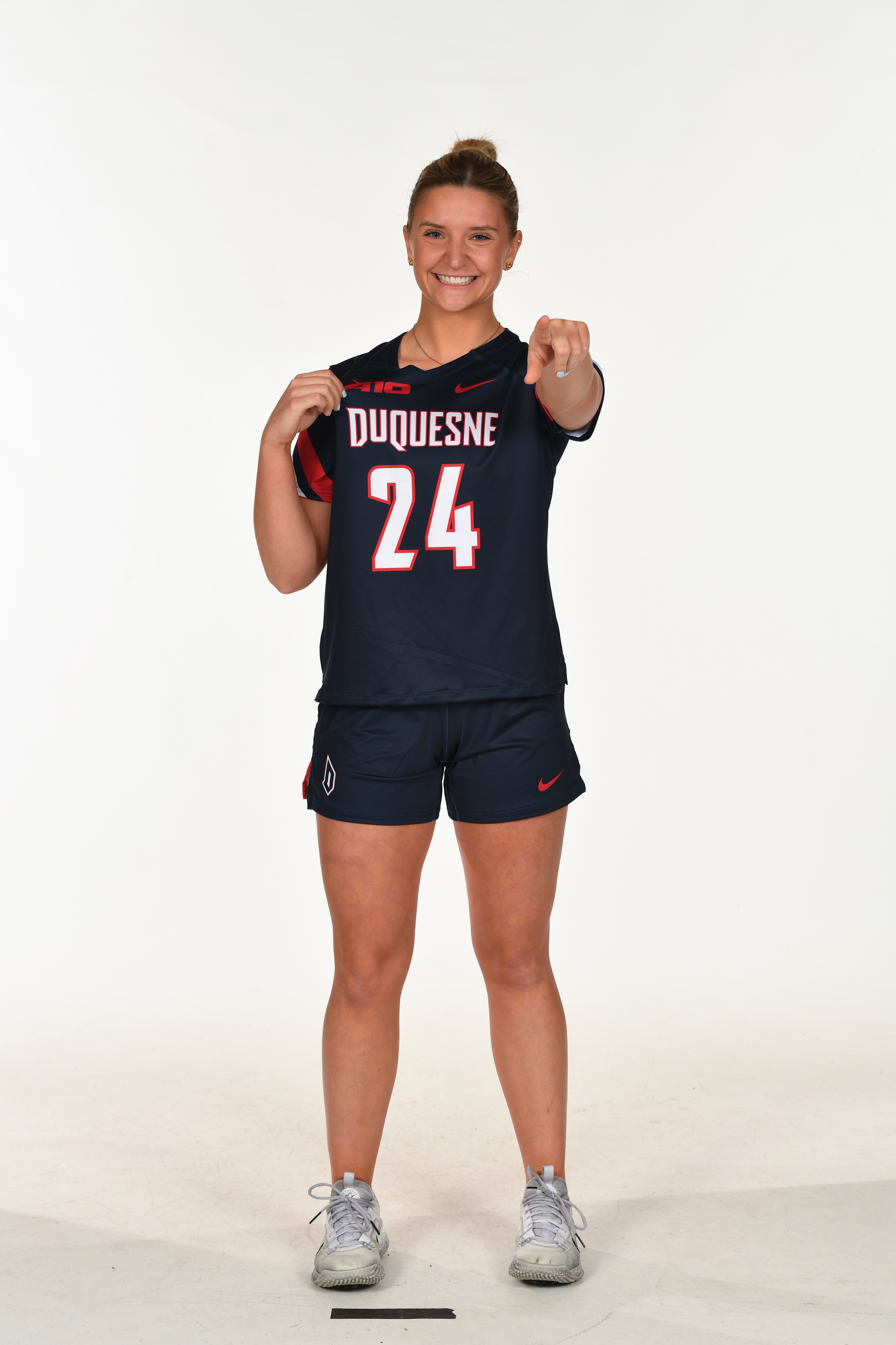 Hanna in her lacrosse uniform